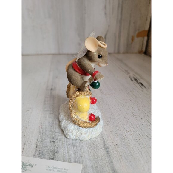 Charming tails Christmas‎ star xmas glitter mouse xmas - Picture 4 of 7